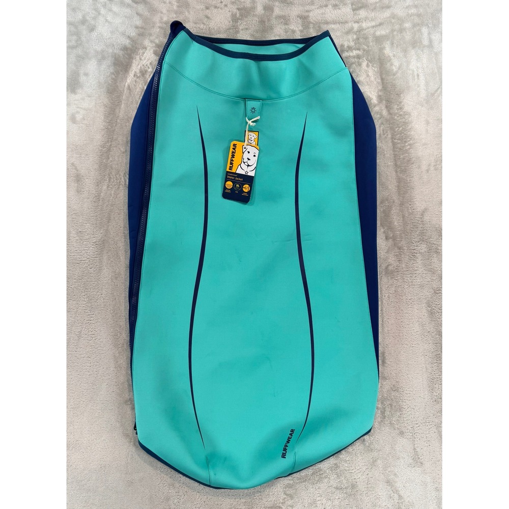 NWT Ruffwear Dog Undercoat Water Jacket Neoprene Teal Blue XL